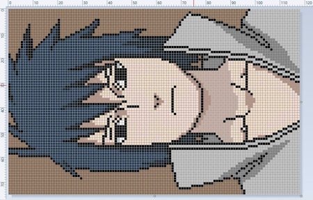 Вышивка крестом схемы аниме Наруто