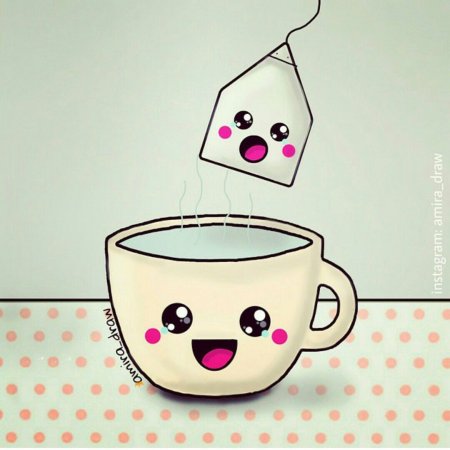 Рисунки для срисовки милые кружки легкие