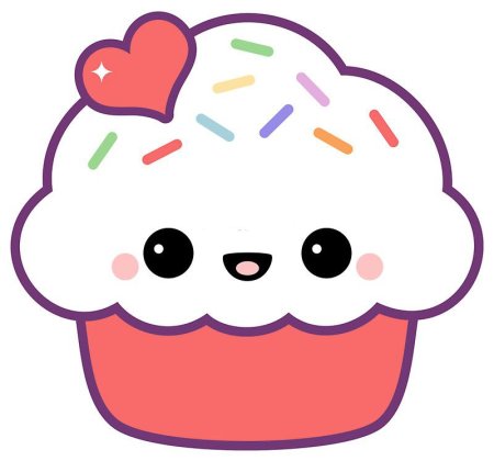 Красивые наклейки еда