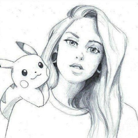 Картинки для срисовки девушки