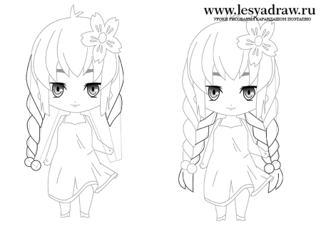 Пошаговые рисунки аниме