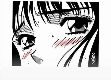 Аниме глаза тату эскиз