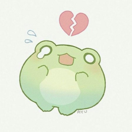 Милая лягушка рисунок