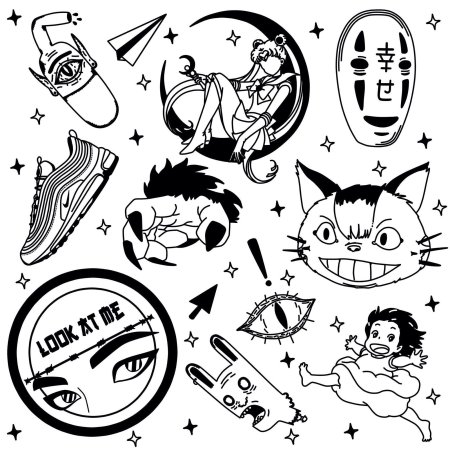 Эскиз маленькой тату