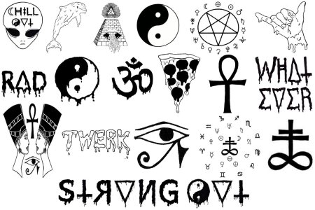 Татуировки для анимешников эскизы легкие