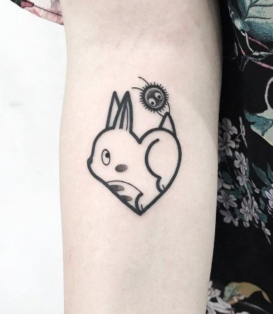 Аниме тату маленькие