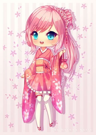 Кавайные девочки в полный рост