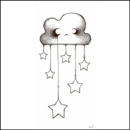 Новогодние рисунки для срисовки милые