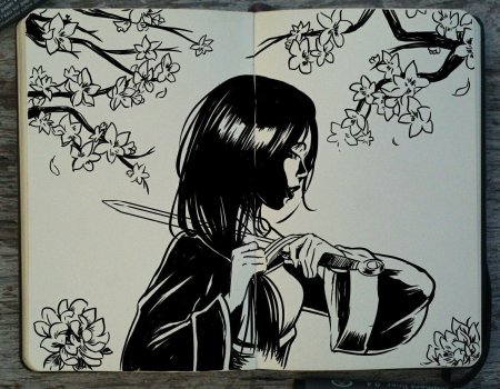 Рисунки для срисовки в скетчбук