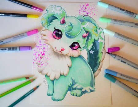 Рисование в скетчбуке животных