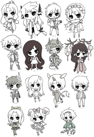 Маленькие картинки для распечатки аниме