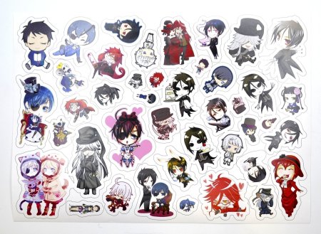 Аниме Стикеры темный дворецкий