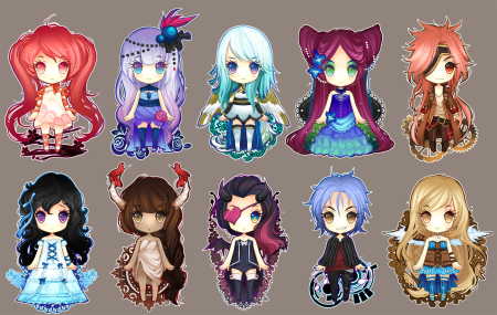 Чиби ворлд персонажи