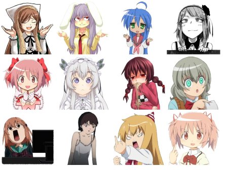 Наклейка (стикер) аниме