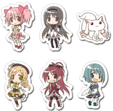Мадока Магика Стикеры