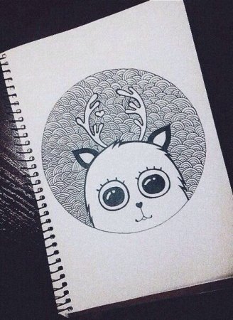 Скетчбук для рисования животных