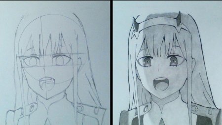 Милый во Франксе для срисовки