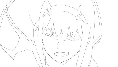 Аниме персонажи чб