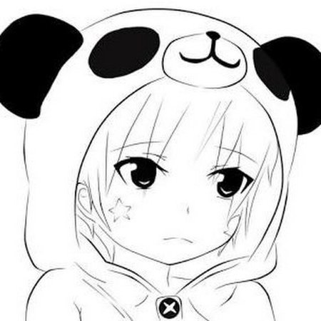 Рисунки для срисовки аниме 02