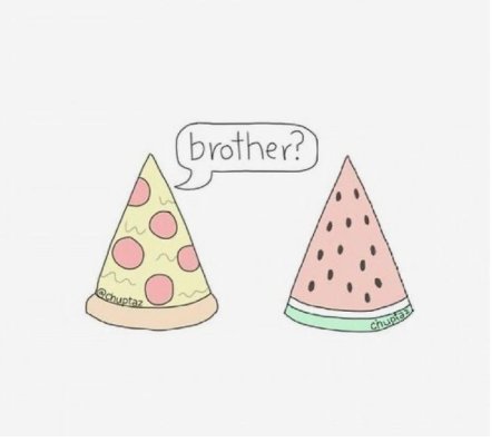 Милая еда для срисовки