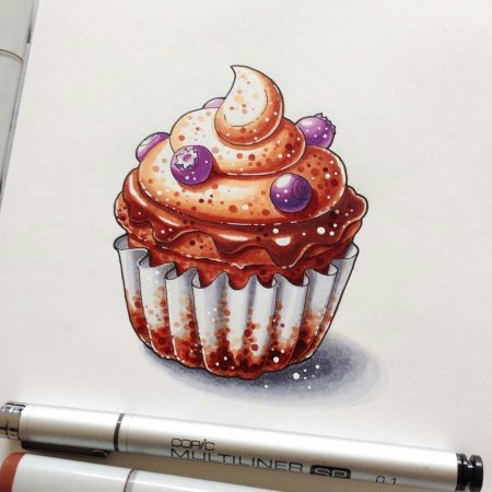 Рисунки для срисовки лёгкие мороженое