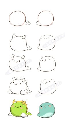 Как нарисовать панду поэтапно