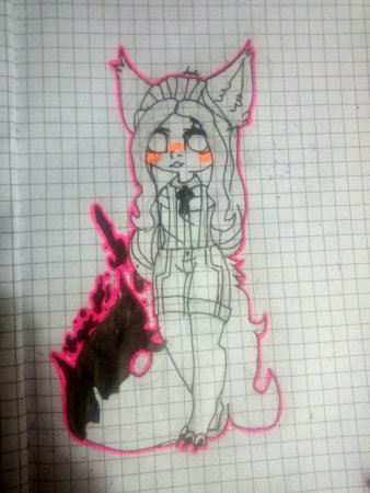 Гача лайф рисунки на бумаге