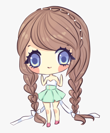 Чиби причёски для девушек