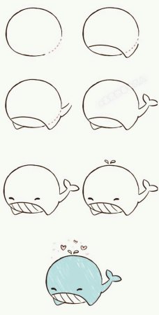 Рисунки для срисовки пошагово