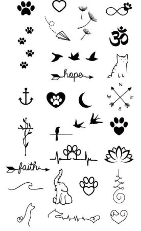 Контурные тату