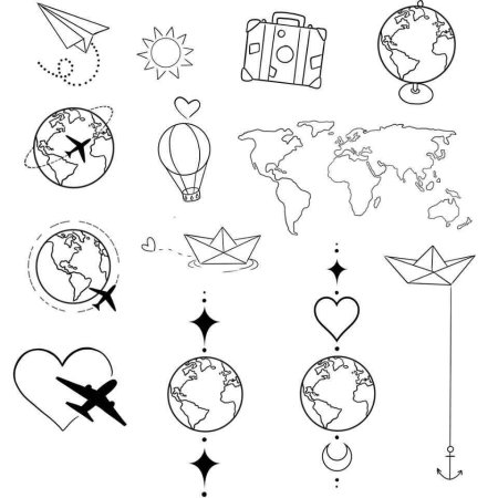 Эскизы маленьких тату