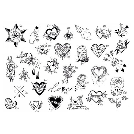 Эскизы тату маленькие