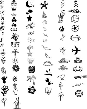 Контурные тату