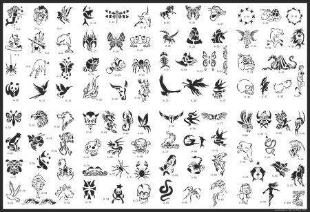 Маленькие рисунки чёрно белые