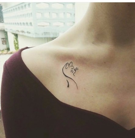 Тату на плечо для девушек маленькие красивые