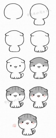 Милые поэтапные рисунки