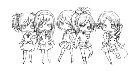 Пошаговое рисование аниме