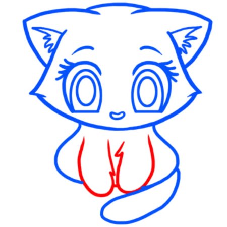 Как нарисовать котенка