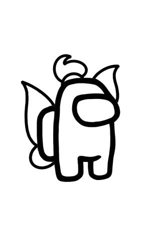 Раскраски для девочек амонг АС