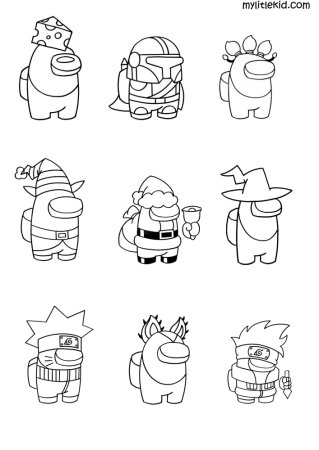 Амонг АС персонажи