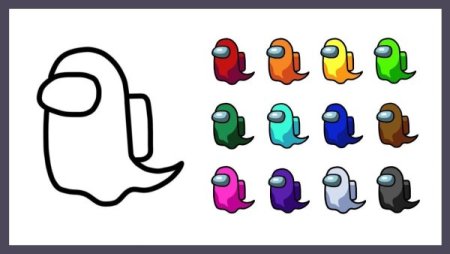 Амонг АС белый персонаж