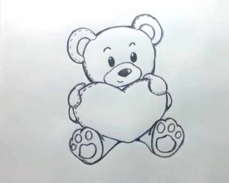 Мягкая игрушка карандашом