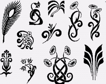 Тату для девушек легкие