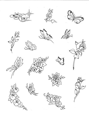 Тату на руке для девушек маленькие