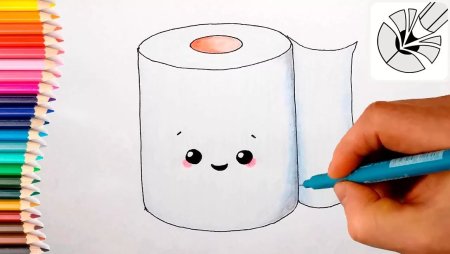 Лёгкий рисунок котика для срисовки