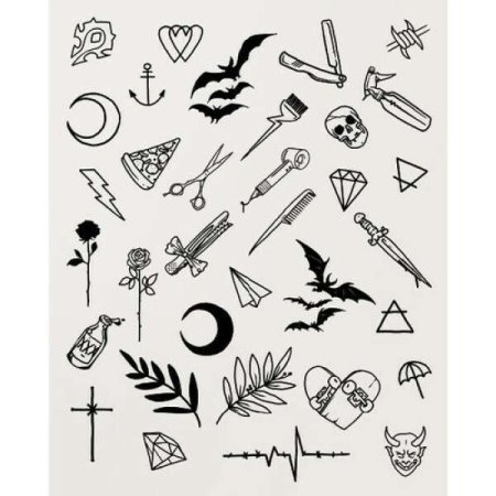 Эскизы маленьких татуировок