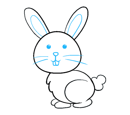 Заяц рисунок