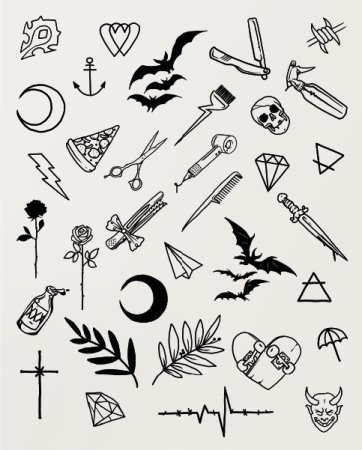 Переводные тату