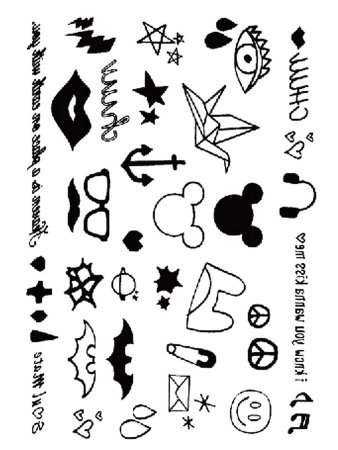 Переводные тату рисунки