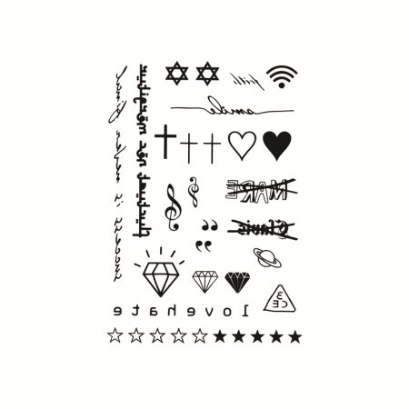 Идеи переводных татуировок